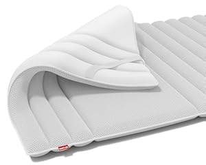 bett1 BODYGUARD Topper 90x200 cm (extra weiche Matratzen-Auflage, ca. 4 cm Höhe, Kern aus Kaltschaum, ergonomische Zonen, optimale Druckentlastung, rutschfest, Oeko-Tex 100)