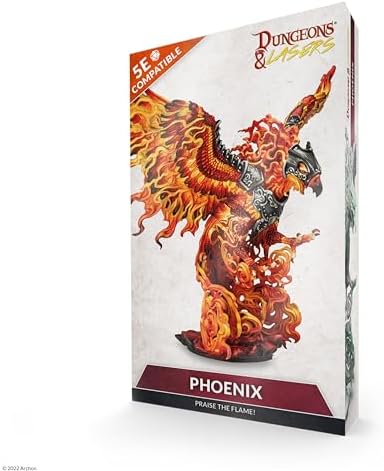 Amazon.com: Dungeons & Lasers Phoenix Miniature Figure - 6.1