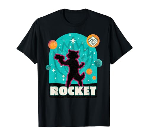 Guardians of the Galaxy Volume 3 Rocket Space Icon Maglietta