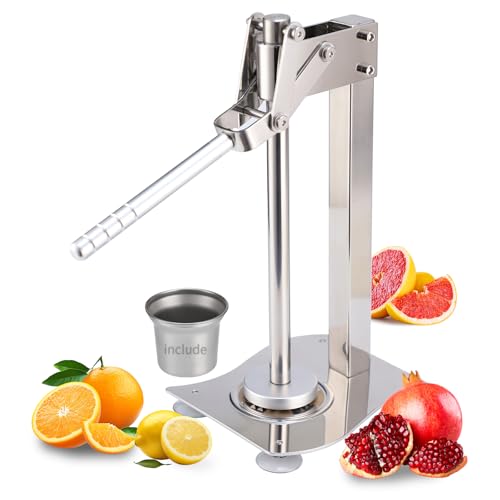 Heavy Duty Manual Citrus Juicer & Lemon Smasher - Stainless