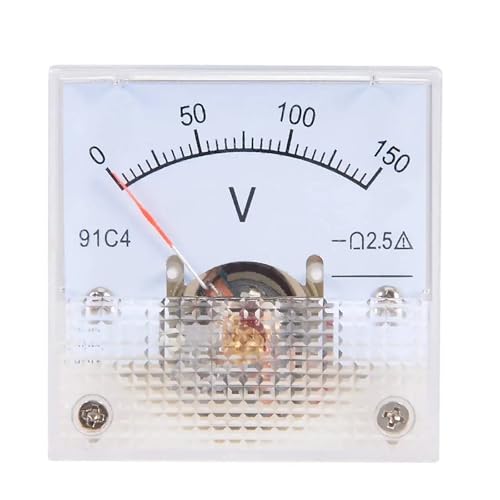 Voltmètre CC 91C4 cadran analogique 3V mini indicateur tension aiguille