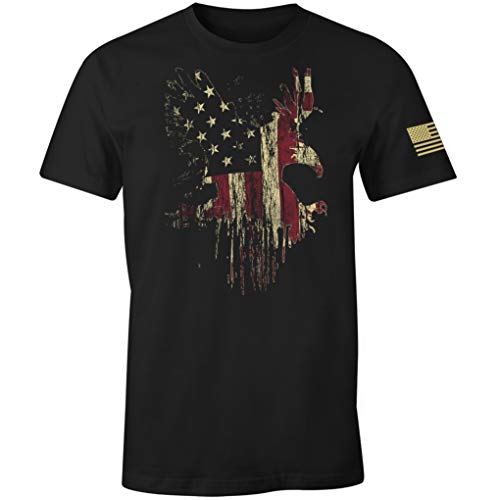 Eagle Old Glory T-Shirt (Black, S)