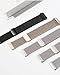 TJCENXIN 20mm Silver Stainless Steel Magnetic Watch Band for Women Men, Push-Button Quick Release Metal Watch Strap Mesh Milanese Loop Wristband Replacement Bracelet