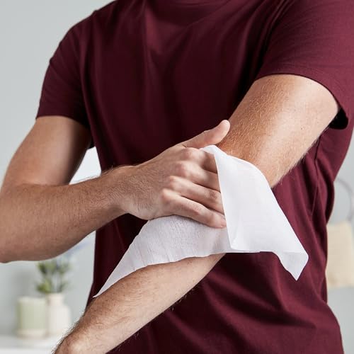 Image of McKesson Washcloth Wipes, Unscented - Disposable Wet Wipes for Adults - Fragrance-Free, Paraben-Free - No-Rinse Formula, 48 Count, 12 Packs, 576 Total