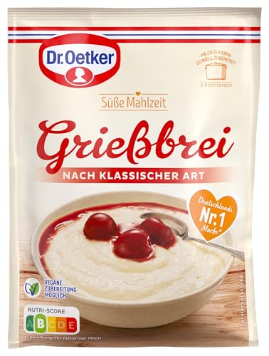 Dr. Oetker Sweet Meal Griessbrei ( Semolina Porridge ) -92g