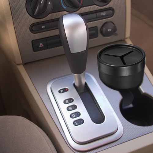 Pack de 2 botes de basura para coche negros en material ABS y PVC 4