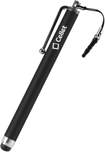 Cellet - Lápiz capacitivo universal + bolígrafo de tinta para todos los dispositivos de pantalla táctil, incluyendo iPhone 14 Pro Max Mini 13 12 11