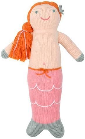Blabla Doll - Melody The Mermaid - Versatile Doll - Size: 18 inches, Recommended Age: 0+, Material: 100% Cotton, Hand-knit, 100% Safety Tested: Dyes are approved for health and safety assurance