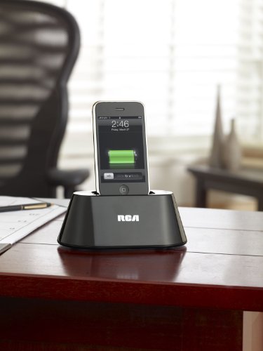 Cargador RCA PCHSTAB1R con 2 puertos USB y base de carga miniatura 6