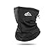 Zeroall Hiver Cache Cou Bandana Multifonctions Respirant Couverture de Visage Polyester Brossé Bandeau Cagoule Coupe-Vent Écharpe Balaclava pour Cyclisme Yoga Course à Pied Randonnée(Gris Foncé)