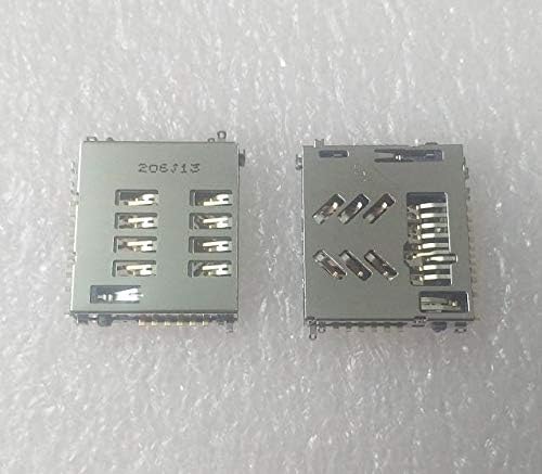 Lysee Mobile Phone Flex Cables - 2-500pcs/lot, Original SIM card reader connector module for ZTE Blade V6 socket slot, - (Color: 100pcs)