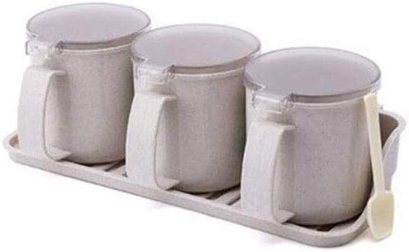 Seasoning Container Seasoning Box - Can Be Hung Supplies Seasoning Box Seasoning Jar Seasoning Box Salt Shaker Set (Color : B) (C)