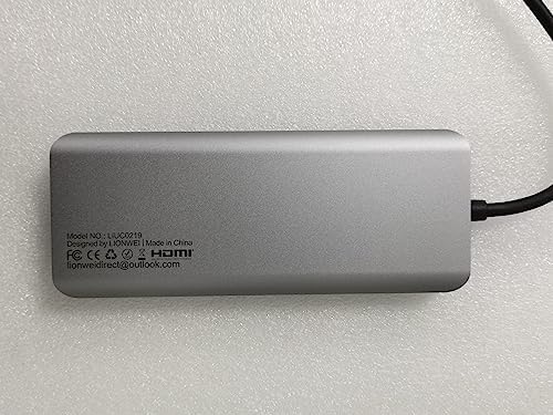 USB C Docking Station Dual HDMI 13 in 1 Triple Display Hub Multiport Adapter Dual Monitor with 2 HDMI 4K DP, USB 3.0&2.0, Gigabit Ethernet, 100W PD, SD/TF, 3.5mm Audio/Mic for Dell, Lenovo, HP