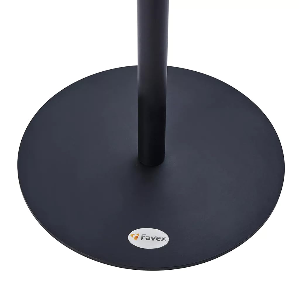 FAVEX - Parasol chauffant électrique Sirmione Noir- Extérieur - 3 Puissances de Chauffe - Économique - 60 x 60 x 215 cm