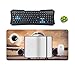 Airplane Desk Mat Non-Slip Laptop Writing Pad Large Keyboard Mousepad with Rubber Base 23.6