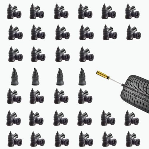 PLINNILUY Tire Repair Rubber Nail, Self-Service Vacuum Tire Repair Nails