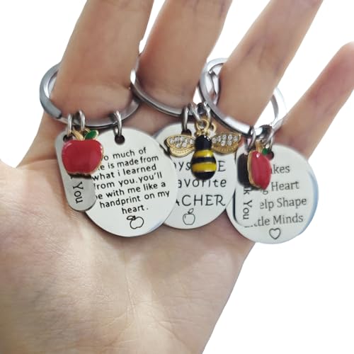 ChillOutPal Teacher Appreciation Gifts - Teacher Keychain Set Perfect Christmas and Valentines Day Gifts for Teachers - Image 5