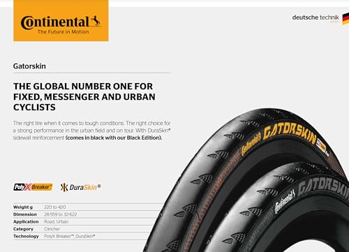 Continental Gatorskin – Road Bike Tire | Tough Urban &