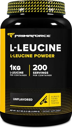 Primaforce L-Leucine Powder 1 KG (2.2lbs) Pure L-Leucine Powder