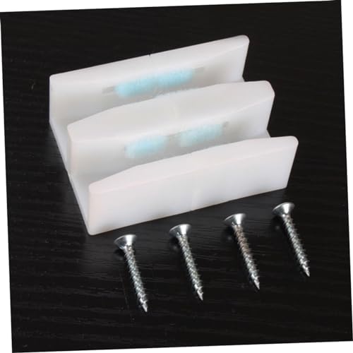 SOESFOUFU 4 Conjuntos Batente de da porta deslizante guia porta vidro guia porta chuveiro porta de c