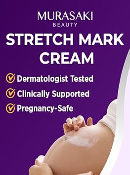 Stretch Mark Cream Prevention for Pregnancy - Maternity Cream for Stretch Marks Removal | Nourishing Formula Prevents Stretch Marks & Improves Elasticity - 4 oz (120g) (2 Pack)