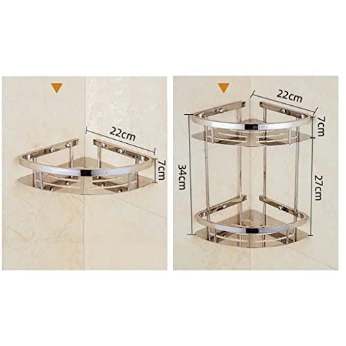 Étagère d'angle salle de bain pour optimiser le rangement de vos produits de douche