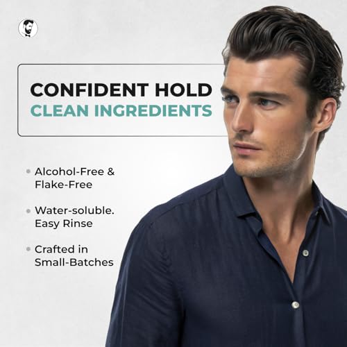 Gentlemen Republic 16oz Refined Hair Gel for Men - Premium Men's Hair Styling Product, 24 Hour High Hold & Shine. No Beeswax, Alcohol, or Parabens, Humidity Resistant - Image 3