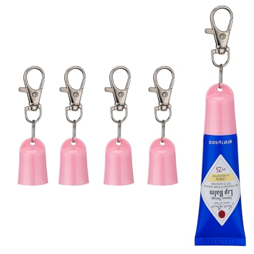 4 Pcs Keychain Cap Designed for Aquaphor 0.35 oz Lip Balm