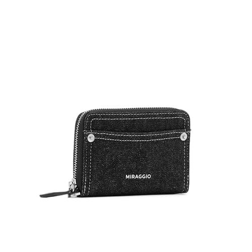 Image of Miraggio Dew Denim Wallet for Women with Wristlet | Gift for Woman