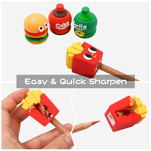 Dotbengc 0047 4 Pcs Cute Cartoon Pencil Sharpeners thumb #6