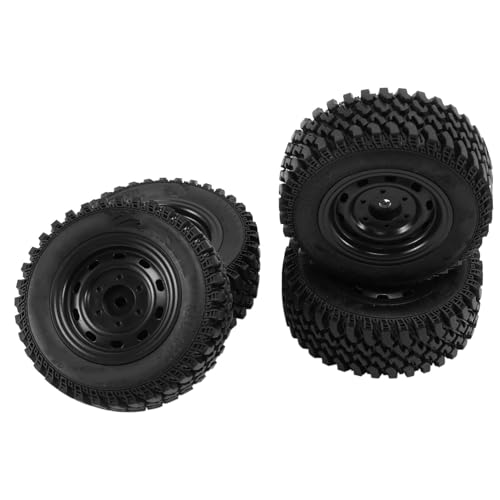 Roue de RC pour MN86 : lot de 4 pneus caoutchouc voiture RC 1/12 accessoires