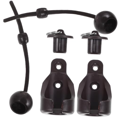 TEHAUX 1Set Windproof Cord Buckle and Roller Blind Bracket Kit Durable Accessories for Repairing Roller Blinds Practical for Fixing Blowing Shades Includes Sufficient Parts