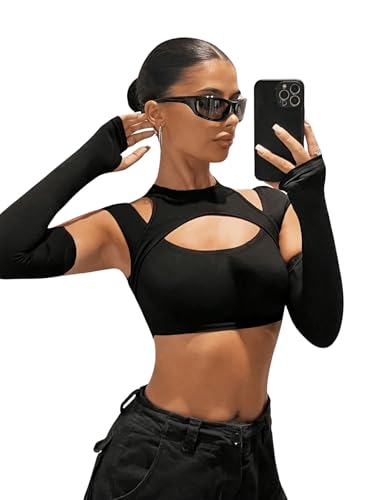 Crop top Y2k GORGLITTER, le débardeur sexy qui galbe et sublime sans comprimer - 5