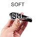 QBUC for Jeep Key Fob Cover with Keychain TPU Protection Key Case Compatible with Grand Cherokee Renegade Compass Smart Key