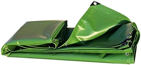 YUEDAI Thicken Waterproof Tarpaulin Tarp Ground Sheet Cover Tent Rain Shelter PVC Coating Heavy Duty Reinforced Outdoor,Multi Sizes,600G/M² (Color : Olivaceous, Size : 1.5x2m)