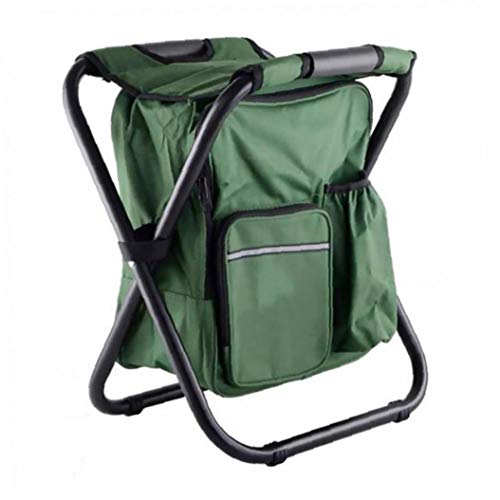 Newin Star Mochila Taburete  Silla Plegable Camping con Ligera y Almacenamiento Bolsillos