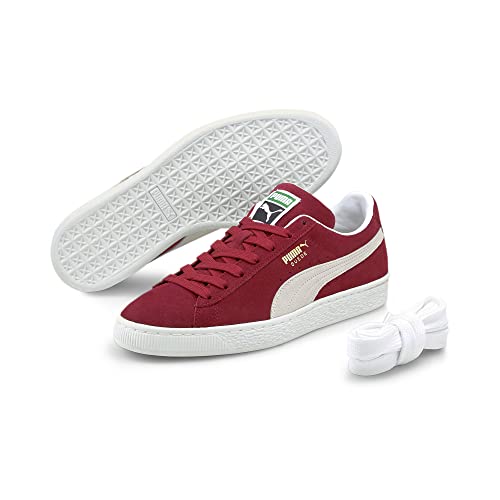 Image of PUMA Mens Suede Classic Skate Sneakers Red 8