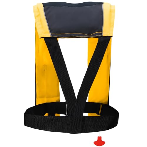 Image of Automatic Inflatable Life Jackets for Adults Life Vests PFD Low Profile Load Capacity Up to 330lbs