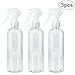 Produktbild JamHooDirect Leere Feinsprühflaschen, 300 ml, 3 Stück. Manuelle Bedienung, transportabel. Kunststoffsprühflaschen zum Putzen, für Garten und Zimmerpflanzen.