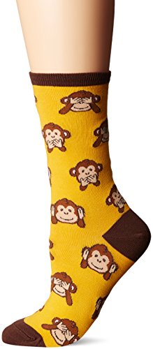 Socksmith Monkey Yellow One Size