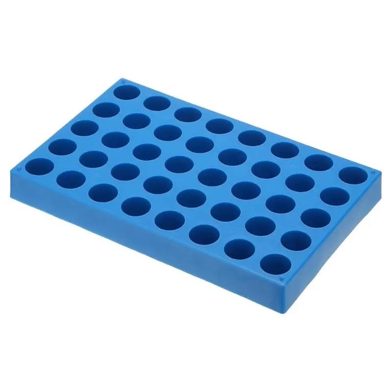Reagenzglasständer Xpcs Fläschchenständer for Autosampler-Fläschchen, Tabletthalter, stapelbares 40-Well-Reagenzglas, 20 ml, blau