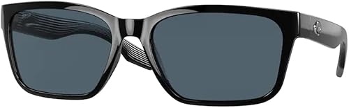 Costa Del Mar Palmas 6S9081 - Gafas de sol rectangulares para mujer + paquete con kit de gafas de diseñador iWear