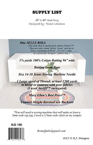 Jelly Roll Rug Pattern by Roma Lambson