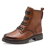 TAMARIS Botas planas de media longitud para mujer, color coñac, 42 EU, coñac, 42 EU