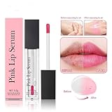 pink lip serum plump,buxom labium plumper ，hydrating lipstick glow oil, oil plumping glossy tinted labium balm lip care,lipstick for women,Hydrating Moisturizing, Nourishing (20pcs) - Image 6