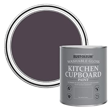Rust-Oleum Purple Kitchen Cupboard Paint in Gloss Finish - Grape Soda 750ml