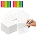Confezione Da 4 Di 300 Transparent Sticky Notes Foglietti Trasparenti Adesivi Autoadesive e Segna Pagina Foglietti Colorati Translucent, Adatti Per La Scuola, La Casa o l'Ufficio(7.6*7.6cm)