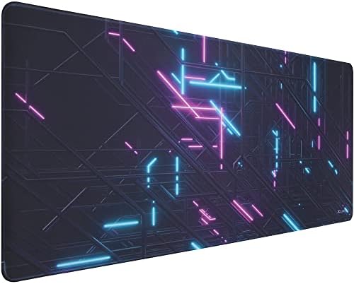 Xcosmic Gaming Mouse Pad, 900 x 400 mm Large Mouse Mat, Anime Mouse Pad, XXL Mouse Mat, Office Desk Mat Large Size, Personalized Design Extended Laptop Desk Pad for Gaming Office Home(UK14 x neonrik)