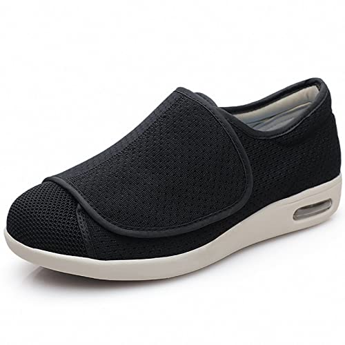 Hombre Diabéticas Zapatillas Diabeticos Zapatos,Zapatos Ortopédicos de Diabéticos Hombres Zapatos de Diabéticos para Pies Hinchados EU 48(29cm/11.4in)