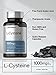 Horbäach L-Cysteine 1000mg | 100 Powder Capsules | Non-GMO, Gluten Free Supplement